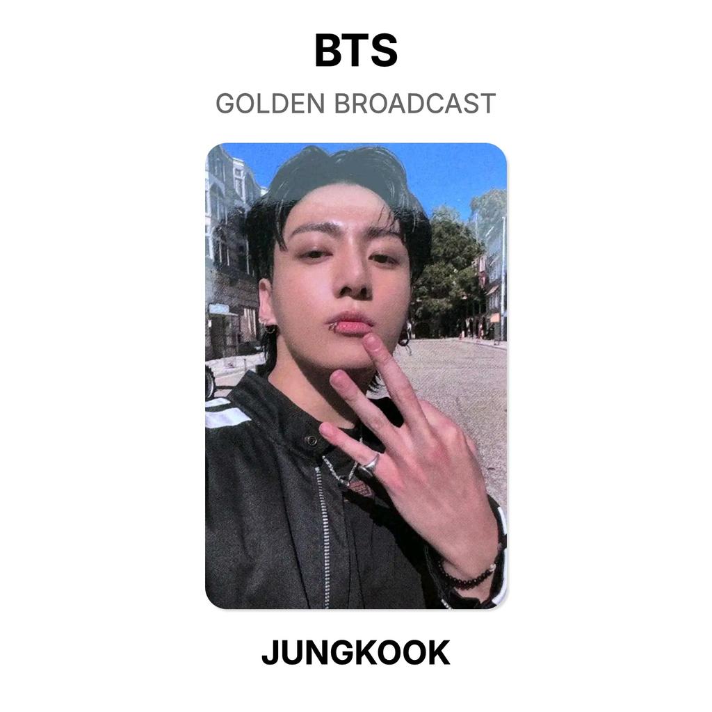 BTS JUNGKOOK GOLDEN BROADCAST Official Photocard