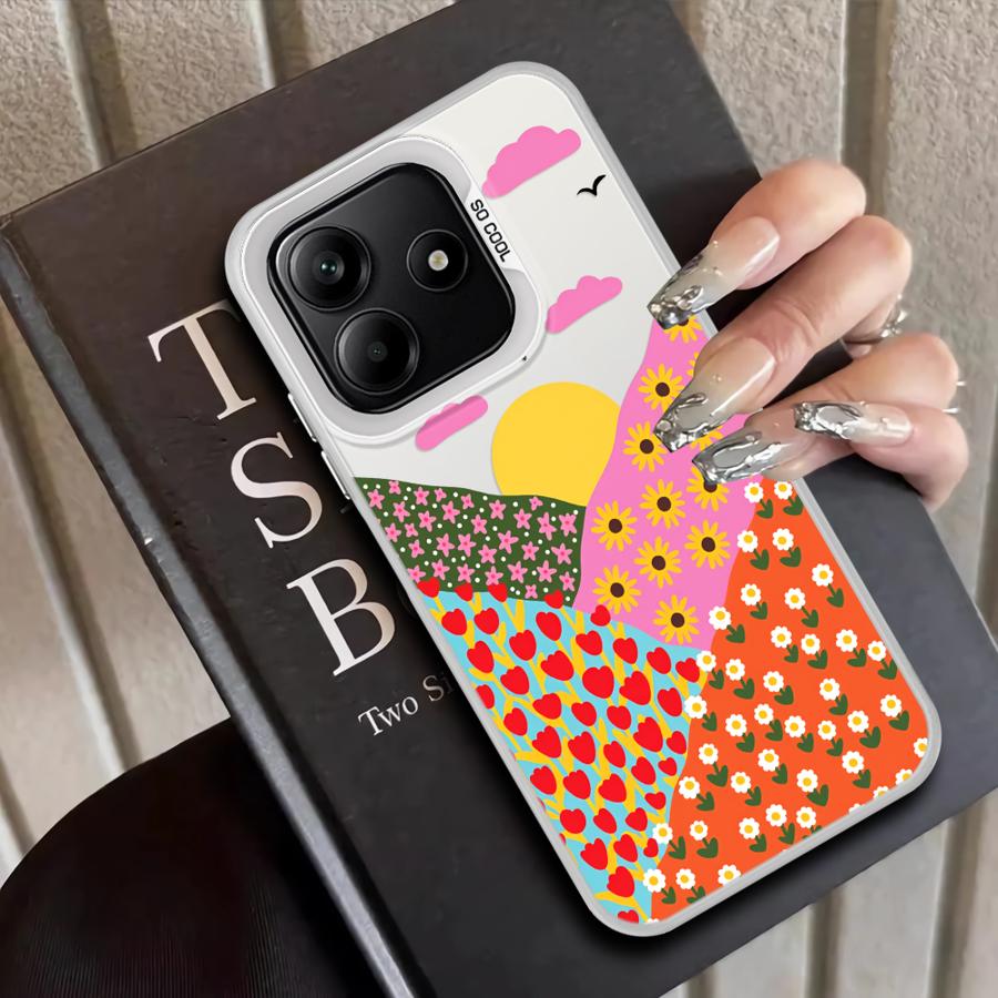 

Чехол с цветочными животными для Xiaomi Redmi Note 9 10 13C 12C 14C K60 9C 9T A5 10C A1 A2 Plus Задняя крышка телефона Redmi 12 5G