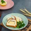 18cm Round Wheat Straw Plate for Snacks, Fruit, and Dining Table Use