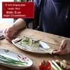 Tianyajing Commercial Ceramic Oval Fish Platter
