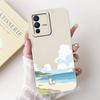 Lovely Painted Phone Case For Vivo V23 5G V23e V23 Pro Silicone Anti-knock Soft Cover Funda Vivo V2130 V2132 Panda Cat Animals