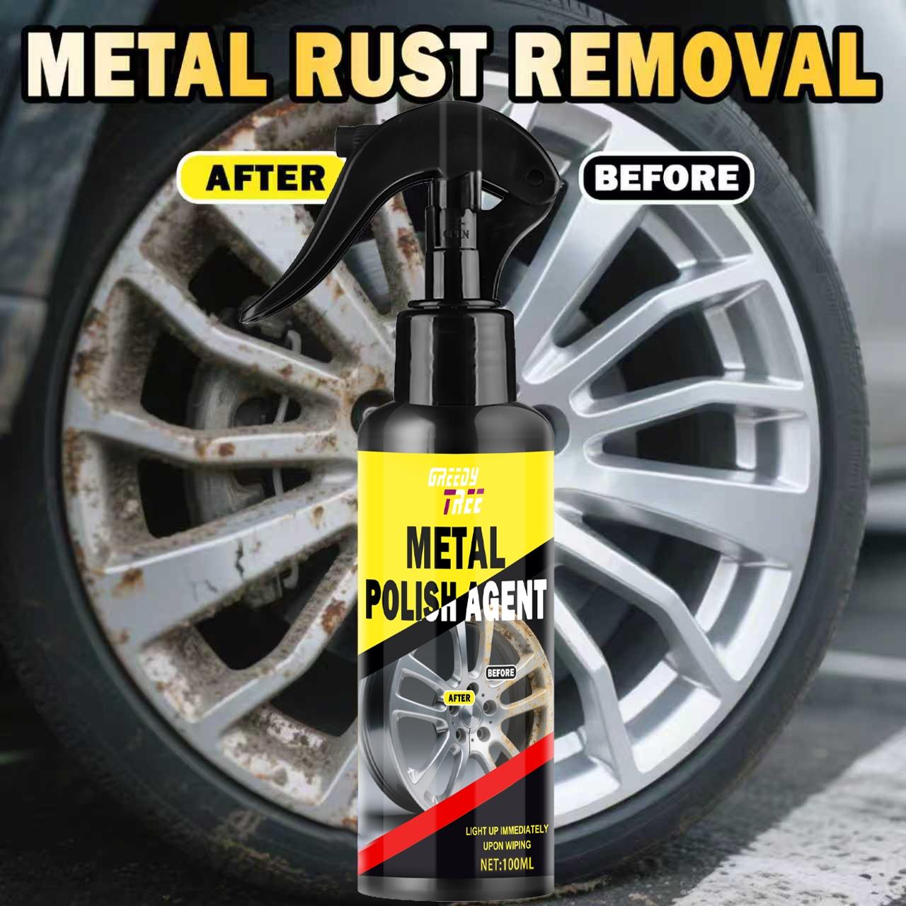 

[Яркий спрей] Прочный защитный состав | Спрей для ухода за автомобильными ступицами - Долгосрочная защита для колес, металлических и лакокрасочных поверхностей, Иде 100ml