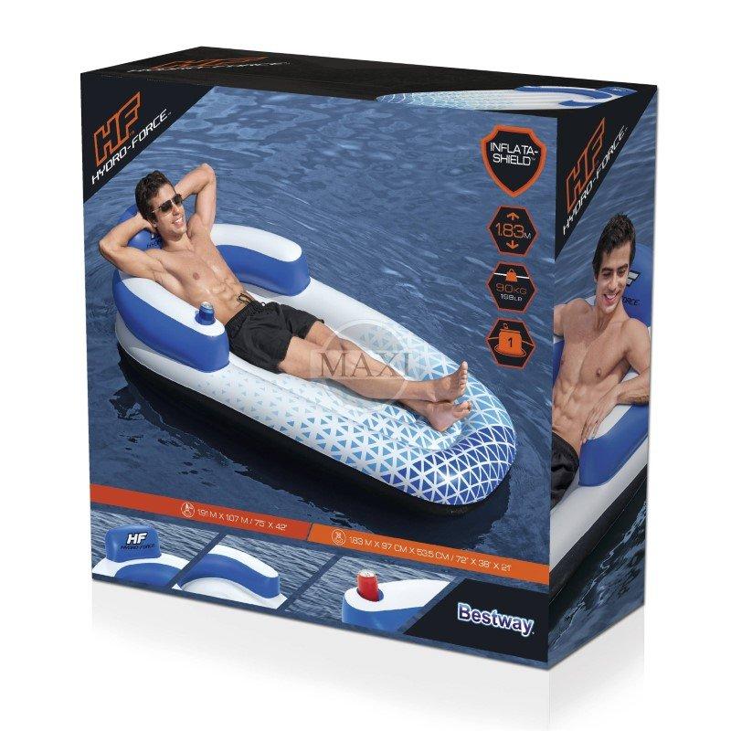 Indigo Wave Mattress with Backrest 191x107 cm Bestway 43533