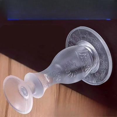 Adesione della Porta Senza Forare Fori Anti-collisione Adesione al Pavimento in Silicone Impatto Porta Anti-collisione Ventosa Fermaporta di Resistenza Superiore