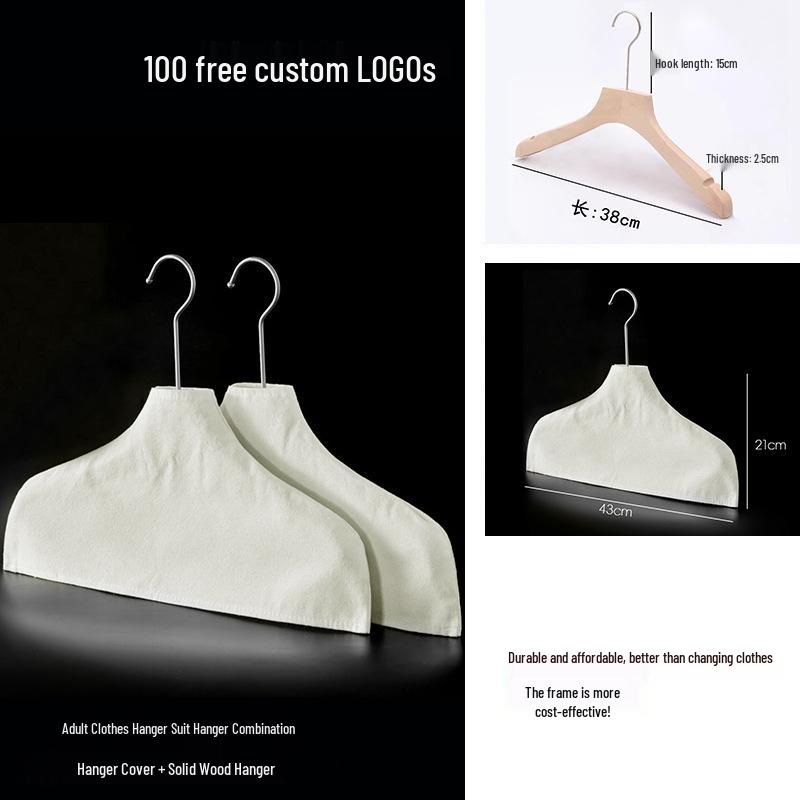 Protiskluzová ramínka z bavlny a lnu s prachotěsným látkovým potahem, proti sklouzávání z ramen, nezanechávají stopy, všestranná