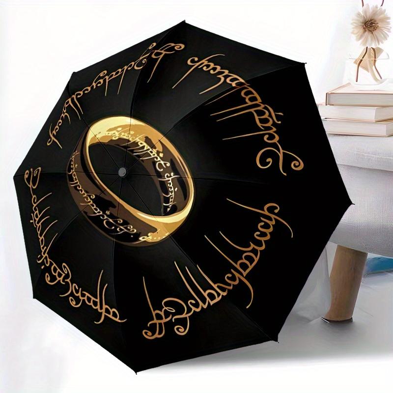 Grand Theft Auto GTA Auto Open/close, 8-Rib Iron Frame, Compact Folding Umbrella All-Season  0808093