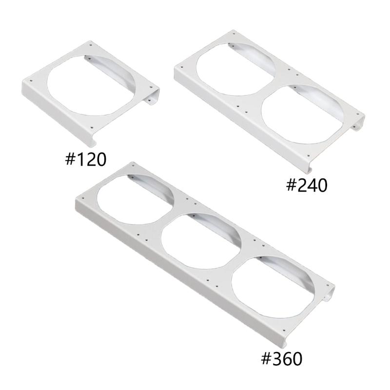 Universal 12cm PC Fan Mounting Bracket Zinc Coated Metal 25mm Elevations For Optimal Heat Dissipation And Ventilation