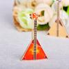 Blucome Creative Musical Triangle Guitar Shape Brooch Enamel Gold Color Jewelry Women Girl Apparel Scarf Hat Bag Pin Accessories