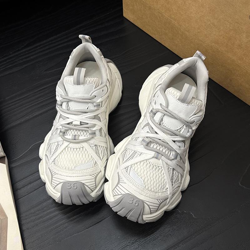 New Dad Shoes for Women Fashionable Thick-soled Sports Single Shoes