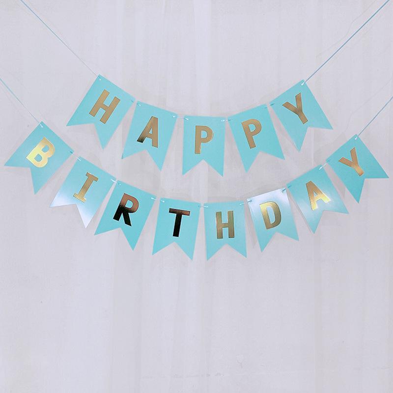 Banner Coda di Pesce Buon Compleanno - Decorazione per Festa di Bambini