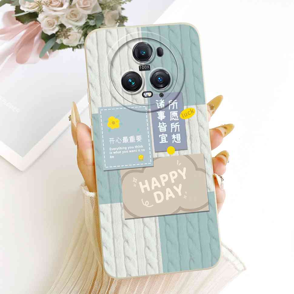 Soft Phone Case For Honor Magic5 Pro 5G Case Cartoon Silicone Back Cover For Honor Magic 5 Pro PGT-AN10 PGT-N19 Bumper Shell