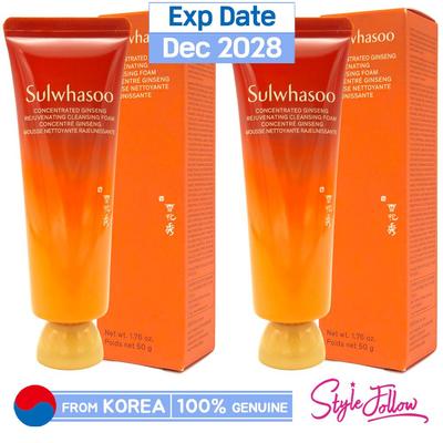 2pcs_Concentrated Ginseng Rejuvenating Cleansing Foam 50g (Sample)