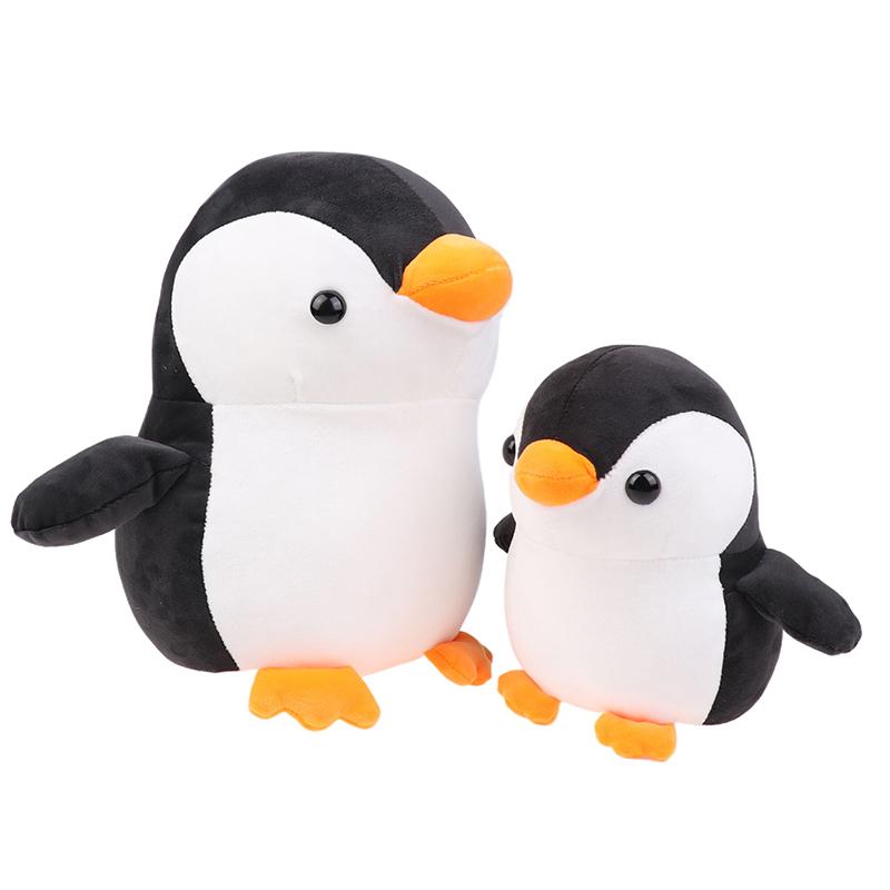 1 Piece 25/35/45Cm Cartoon Colorful  Penguin Plush Doll Pillow Blue Black Pink Animal Toy Home Decoration Gift For Boys Girls