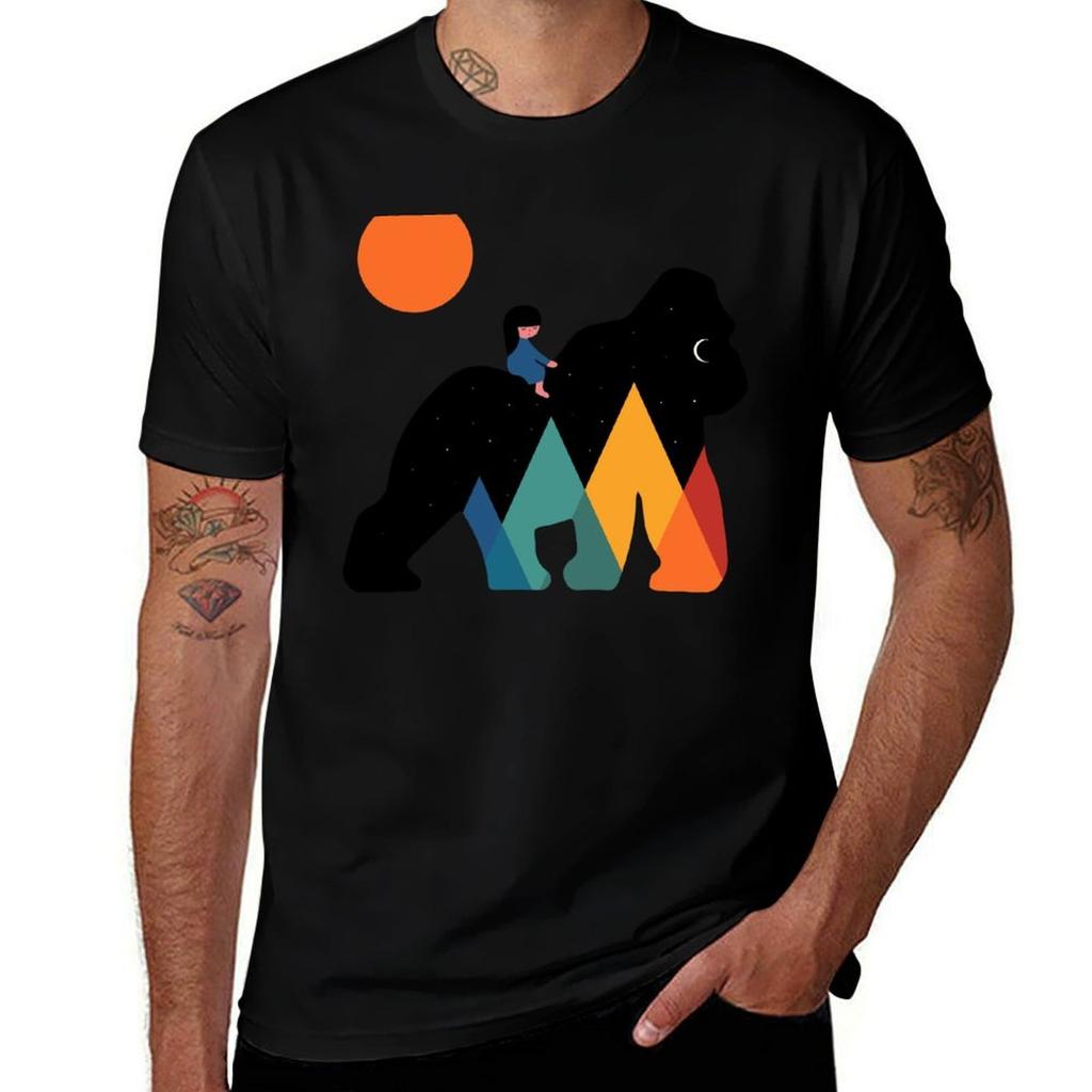 Walk Together Tshirt Basic Short Sleeve Cotton Blend Tshirt