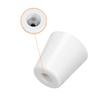 10Pcs Anti Slip Furniture Legs Feet Pads for Cabinet Bed Table White Conical Rubber Shock Pad Floor Protector Furniture Parts