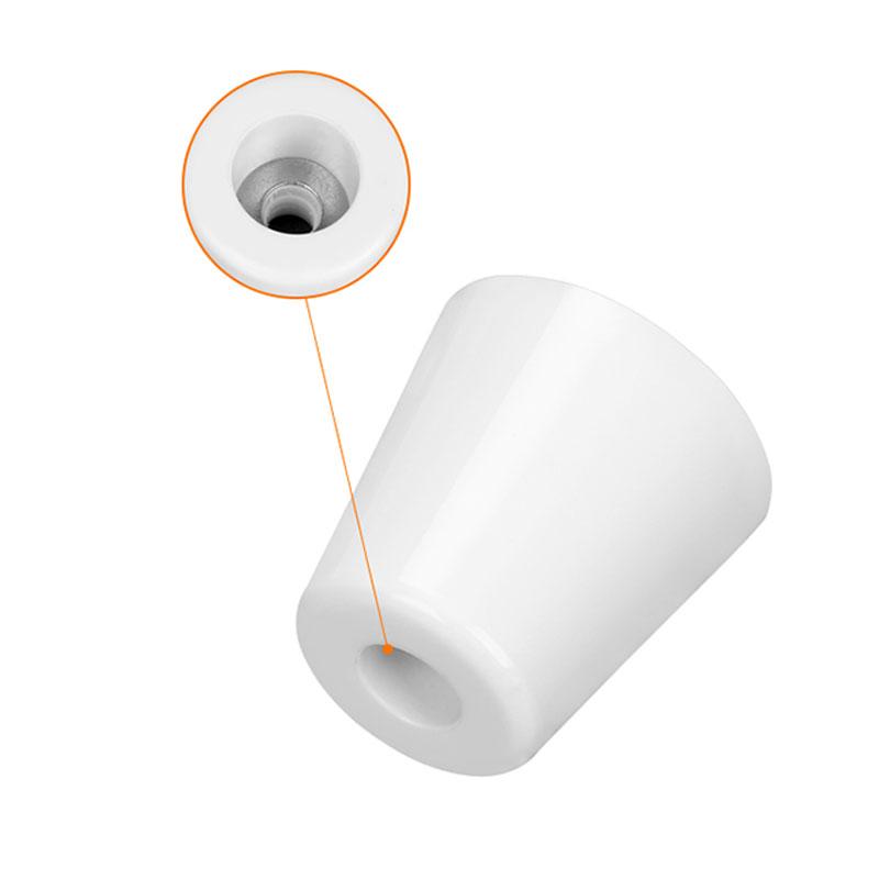 10Pcs Anti Slip Furniture Legs Feet Pads for Cabinet Bed Table White Conical Rubber Shock Pad Floor Protector Furniture Parts