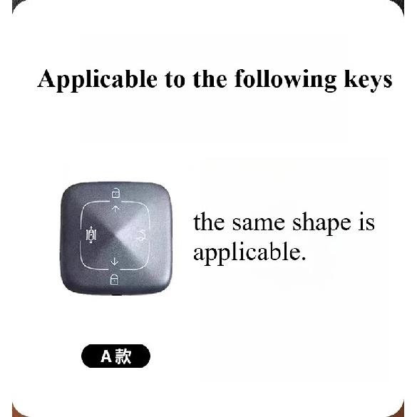 For Zeekr 001 007 7X X 009 Key Case Buckle Bluetooth Card Key Case Real Goat Leather Car Accessories Car Key Cover Modification