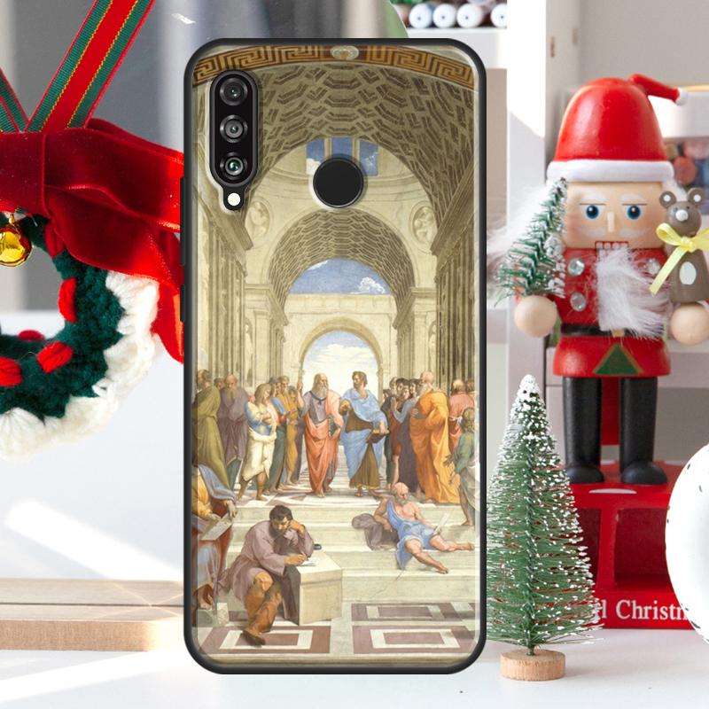 Renaissance Art Painting For Huawei Nova Y73 Y60 Y70 Y90 Y72 Y61 Y91 7i 8i 11i 12i 12s 9 10 SE P20 P30 P40 Lite Case