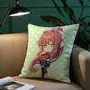 D-Doki Doki L-Literature Club Pillow Case Cozy Plush Pillow Cover Double Side Printed – Home Gift for Bedroom Decor