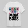 Women's Oversize T-shirt With Science Mom Graphic Unisex White 100% Cotton Top