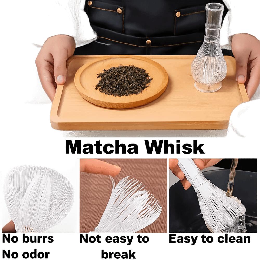 Frusta Matcha Tradizionale di Alta Qualità Resina PP Frusta Rimescolatore Matcha Riutilizzabile Frusta Portatile per Polvere di Tè Verde Preparazione del Tè