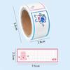60Pcs/Roll Durable Writable Name Sticker Cartoon Self-adhesive Labels Sticker Blank Student Stationery Tag Sticker