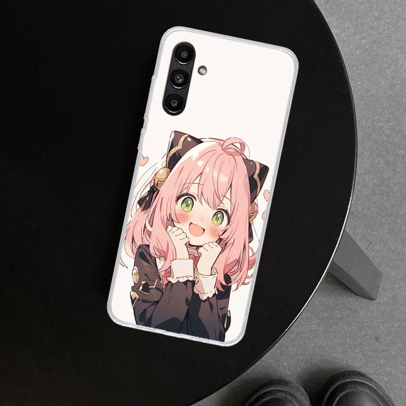 S-Spy Family Anya Phone Case Cover for Samsung Galaxy A17 A16 A26 A36 A56 A57 A37 A15 A25 A35 A55 A14 A24 A34 A54 A13 A23 A33 A5