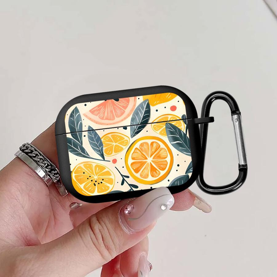 

Case For Airpods 3 Pro3 Pro Pro2 4 2 1 Earphone Cases Cover Fresh Orange Peach Airpods Pro 3