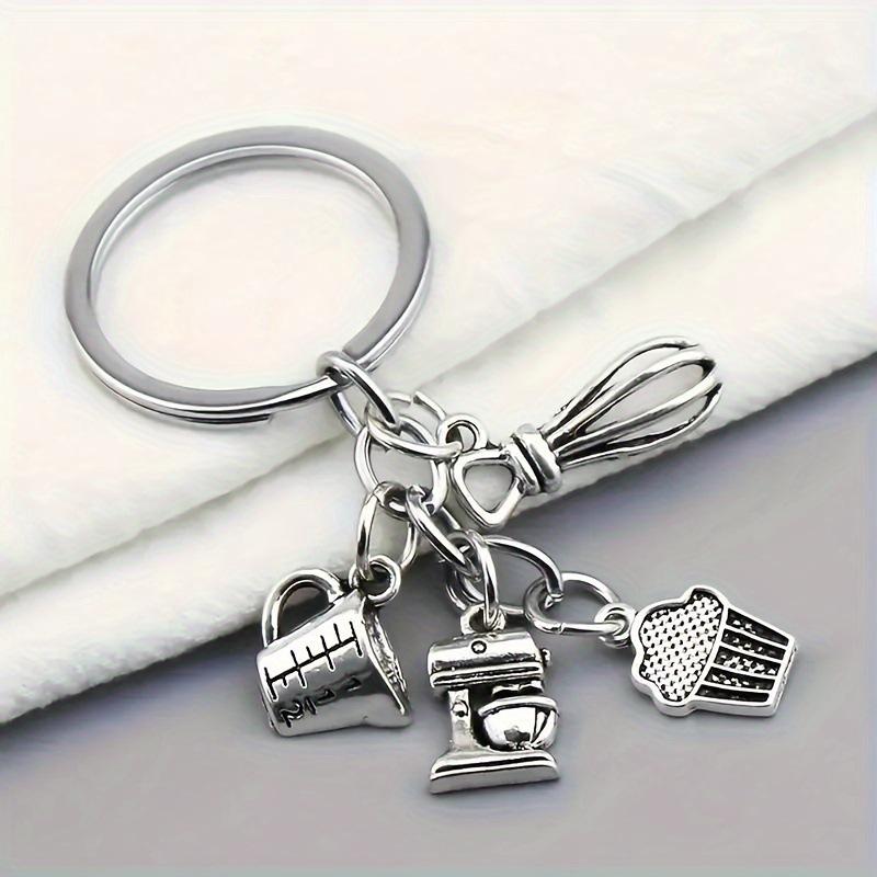 Creative Dessert Mixer Keychain Pendant