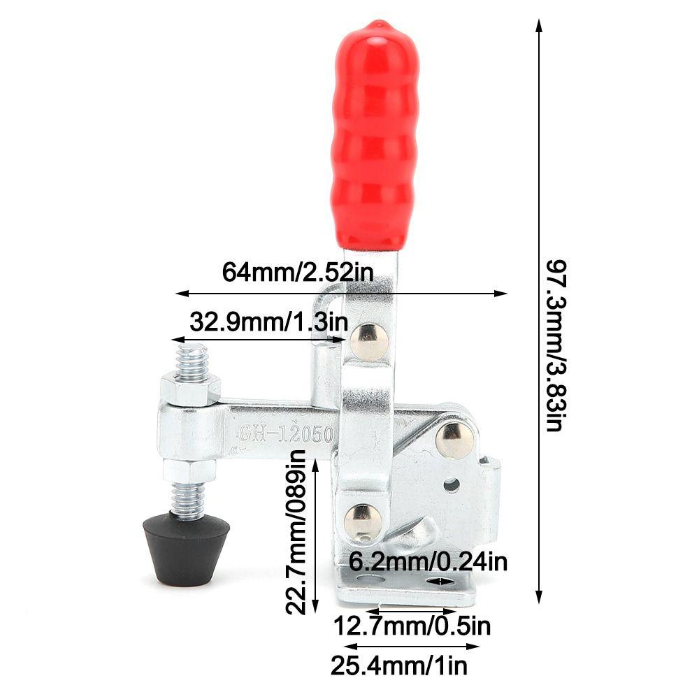 Adjustabl Welding Fixture Clamp Durable Vertical Toggle Clamp Tool Toggle Clamp Industrial