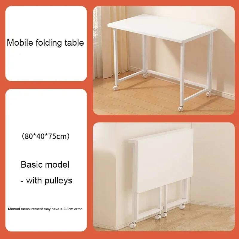 Foldable Table Computer Desk Adjustable Laptop Desk Multifunctional Office Furniture Household Desk Save Space Folding Table
