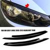 2Pcs Black Headlight Eyebrow Eyelid Cover ABS Decorative Trim Fit for VW Golf 6 MK6 GTI GTR 2008-2013 Car Accessories