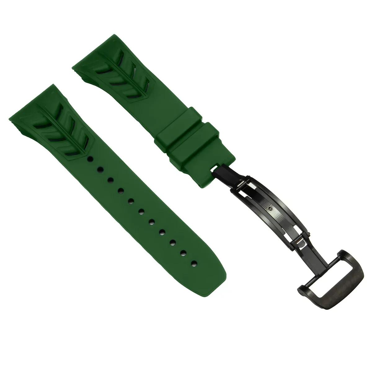 

Luxury Carbon Fiber Modification Kit for Samsung Galaxy Watch 7 Ultra 47mm Fluororubber Strap for Galaxy Ultra 47MM Accessories Galaxy Watch 7 Ultra