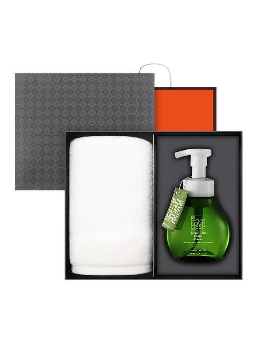 Songwol Towel Oslo 1P & Hand Wash SET ivory