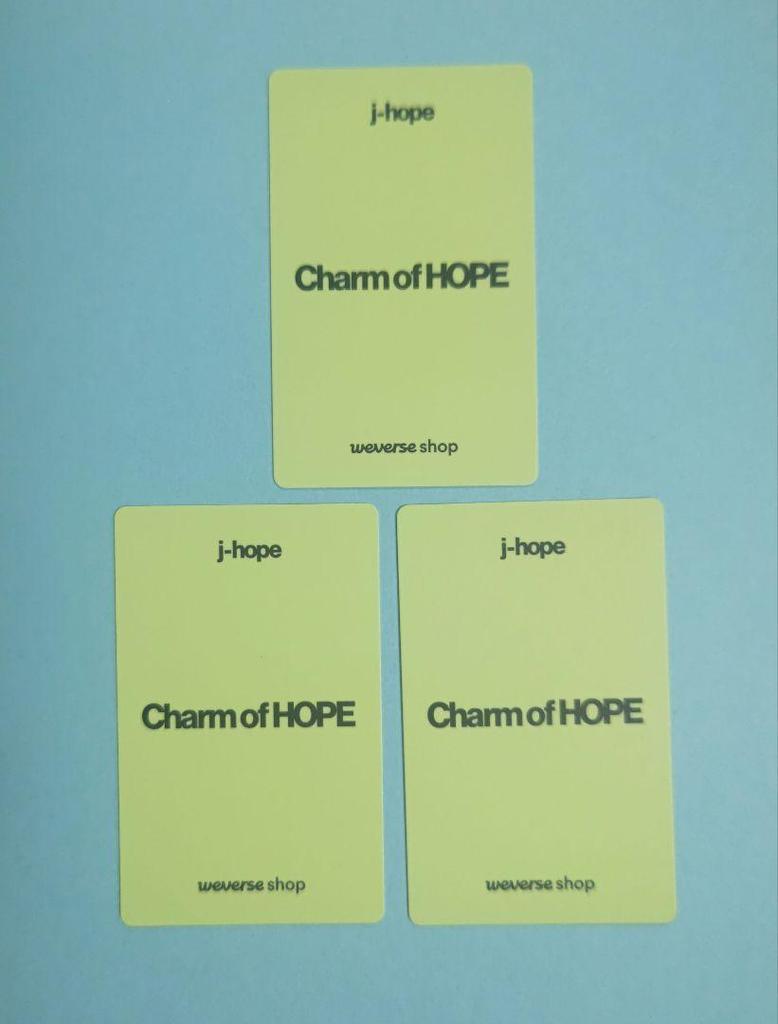 [USED] J-HOPE 'Charm of HOPE' Weverse GLOBAL Bonus