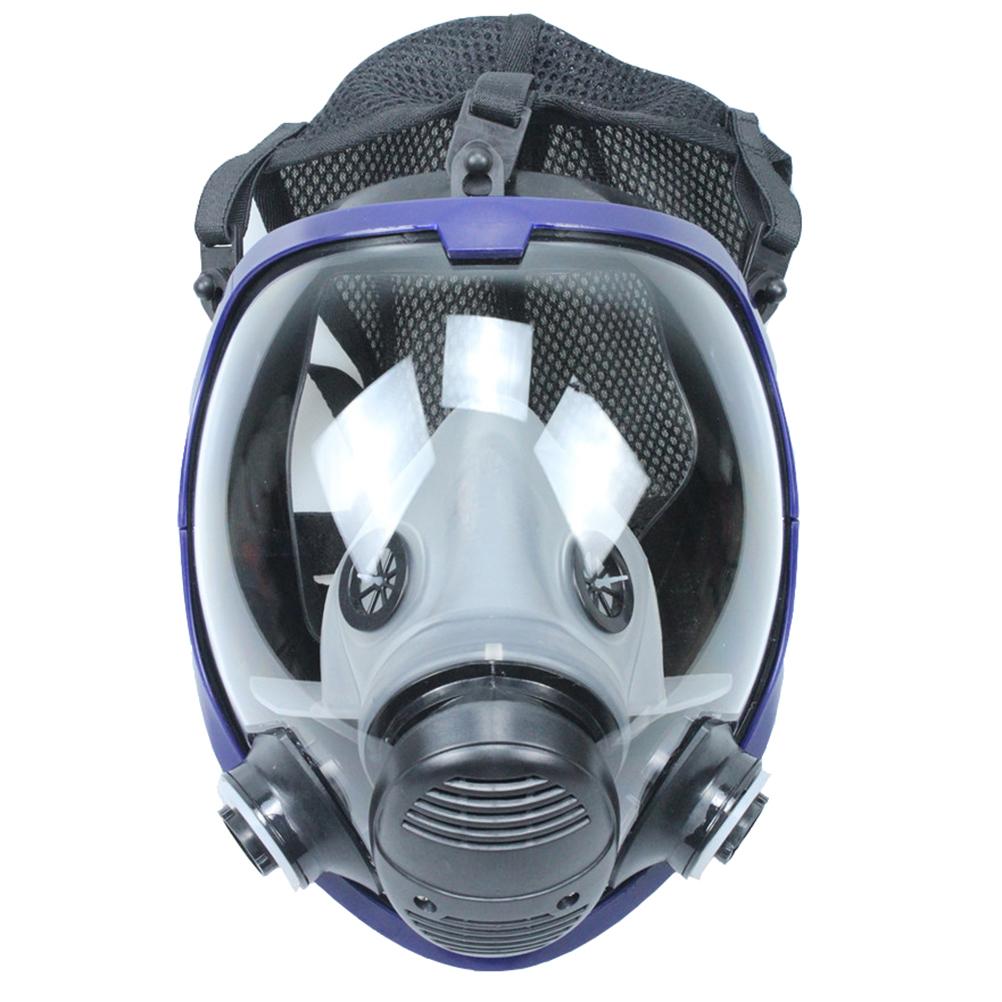 Full Face Gas Mask Facepiece Silicone Filter Laboratory Cartridge Welding