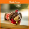 Wooden Dachshund Desk Decor With Creative Finish For Graduation And Commemoration