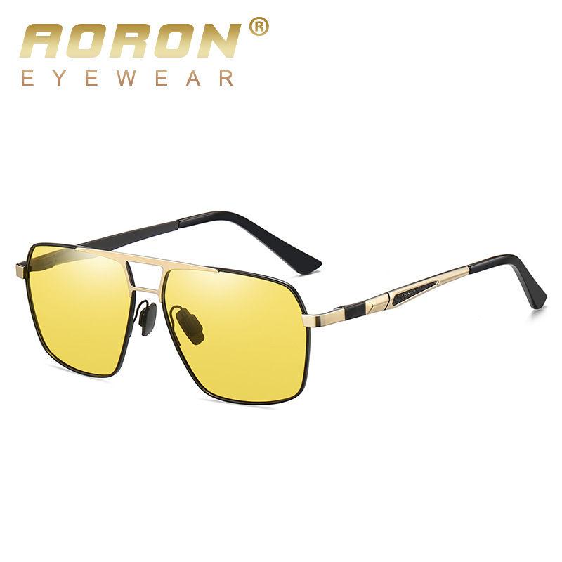 

AORON Fashion Metal Frame Polarized Sunglasses Outdoor Driving Fishing Sport Glasses
