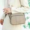 Leather bag women's new solid color fashion simple shoulder messenger bag first layer cowhide underarm small square bag