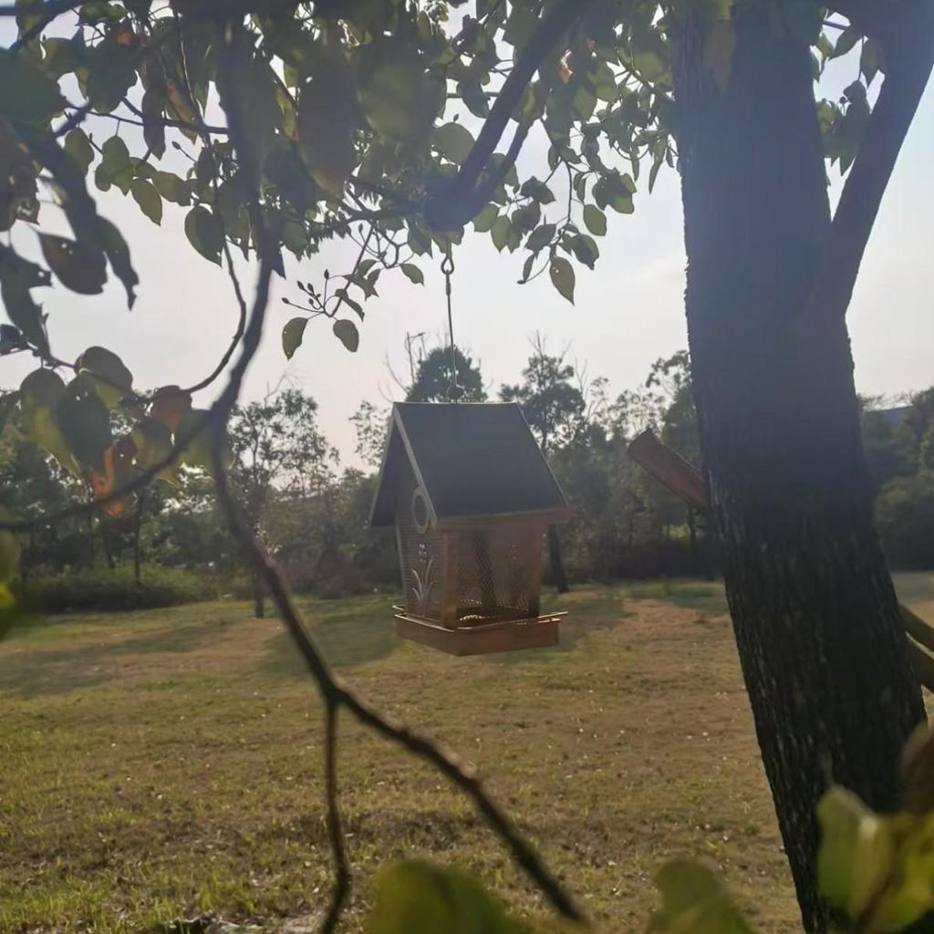 Hummingbird Feeder: Creative Metal Birdhouse for Outdoor Hanging