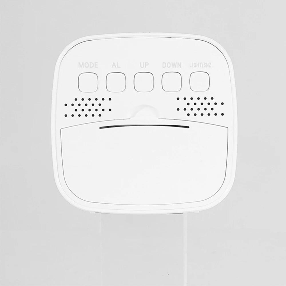 Luftfeuchtigkeitsmesser Praktischer Kleiner Wecker Batteriebetrieben LED Wecker
