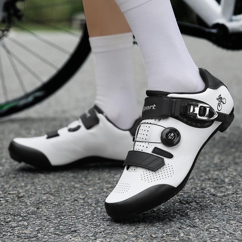 Men's and Women's Summer Breathable Clipless Cycling Shoes for Mountain and Road Biking.