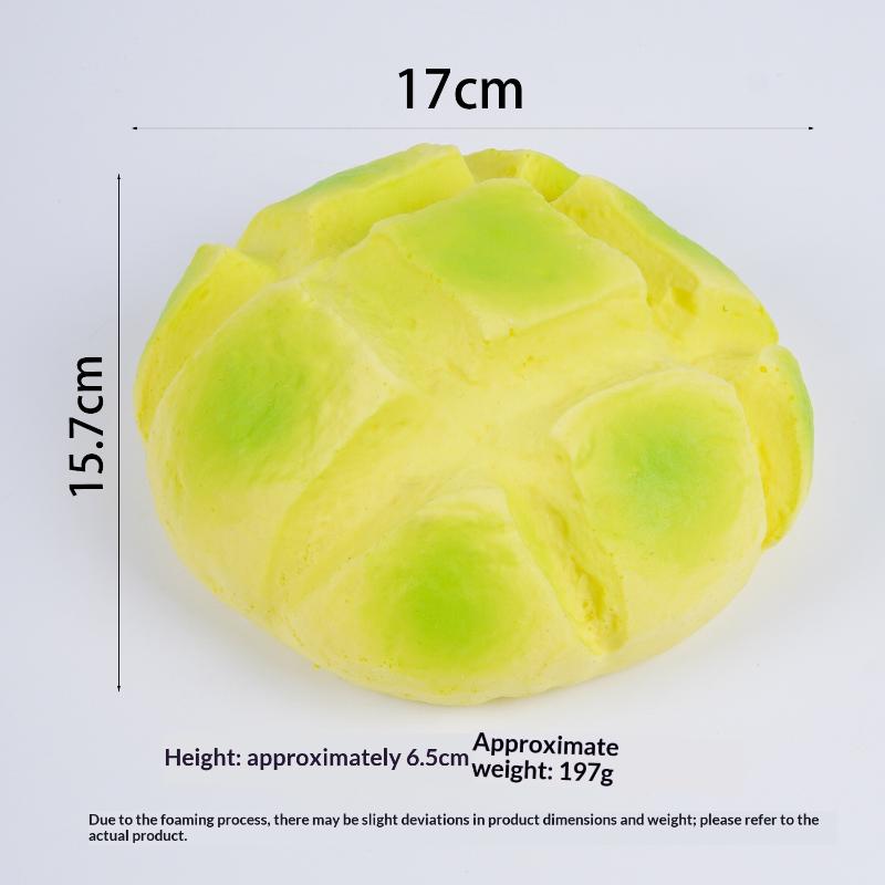 Pineapple Bun Slow Rising Squeeze Toy Oversized Soft Stress Relief Prop for Prank Gift Desk Decor