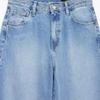 Kaslead New Arrival Women's Clothing Fashion Style Tapered Trousers Arc Profile High Waist Denim 1300045
