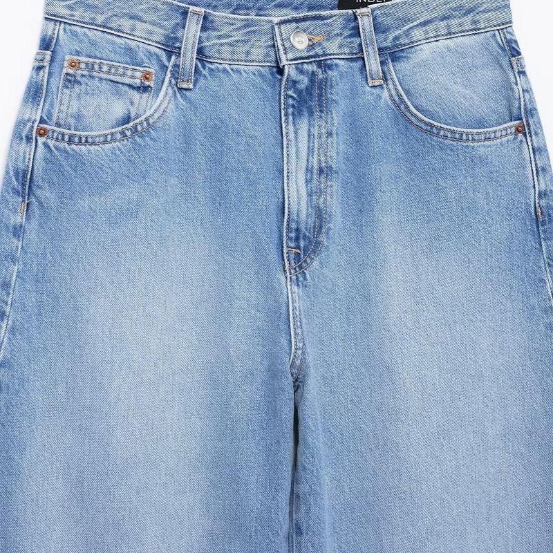 Kaslead New Arrival Women's Clothing Fashion Style Tapered Trousers Arc Profile High Waist Denim 1300045