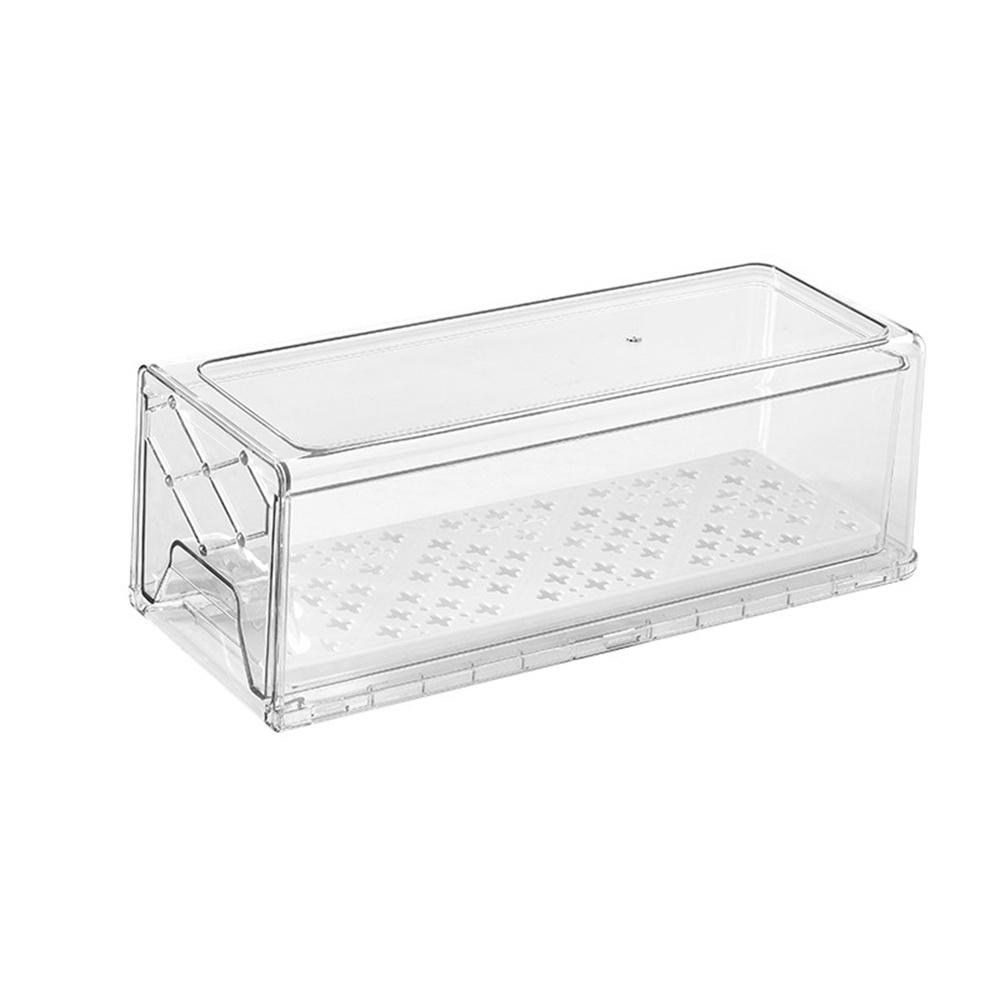 Fruit Preservation Box Refrigerator Storage Drawer Fresh Storage High Transparency Boxes Refrigerator Storage Box Crisper Cans