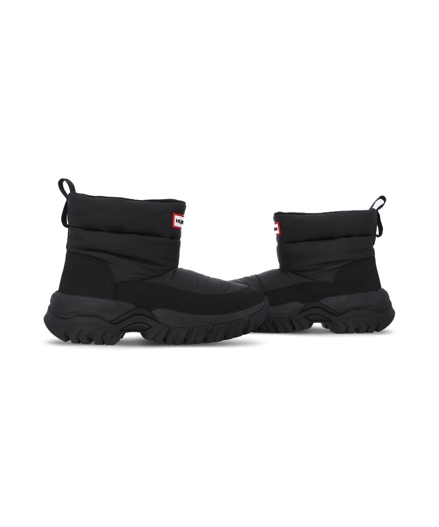 Hunter [Unisex] Intrepid Wanderer Short Snow Boots - Black