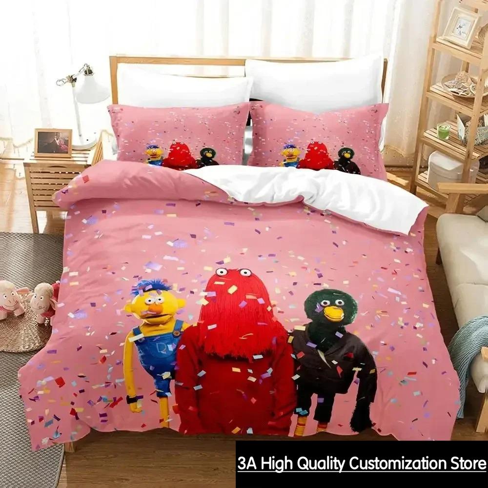 

Comforter 3D Print Dont Hug Me Im Scared Bedding Set Boys Girls Twin Queen King Size Bed Boys Adult Comforter (quilt)-EU Single(135*200cm)3pcs
