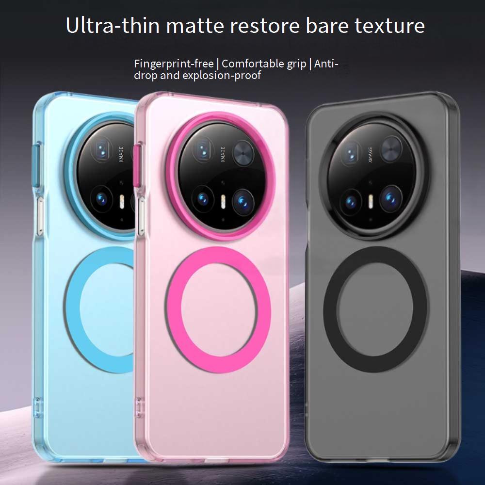 Magsafe Matte Phone Case For Huawei Mate 70 70 Pro 70 Pro+ Protective Case For Magnetic Wireless Charging Shockproof Back Cover