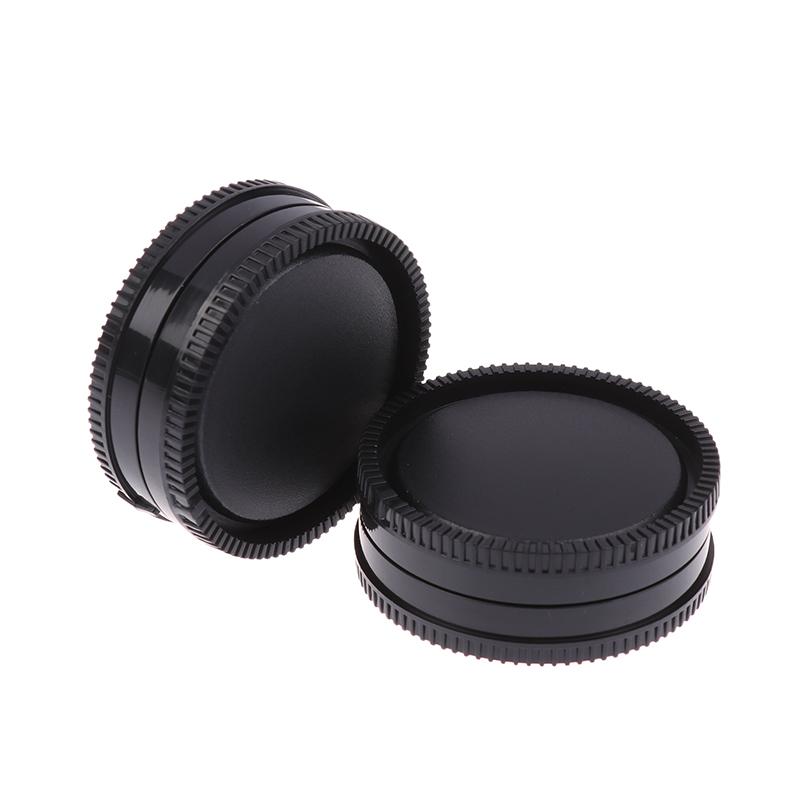 2Pcs Camera Accessories Plastic Camera Lens Cap Dustproof Cover Rear Lens Cap For E Mount Nex7/Nex5/Nex3/A7/A7R2